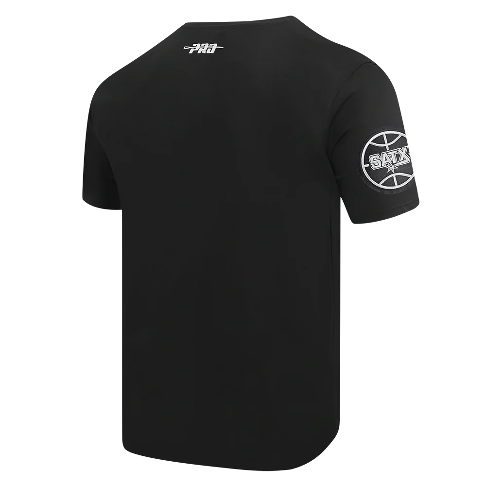 NBA SAN ANTONIO SPURS VICTOR WEMBANYAMA #1 CLASSIC PNN MEN'S SJ TEE (BLACK) - Image 4