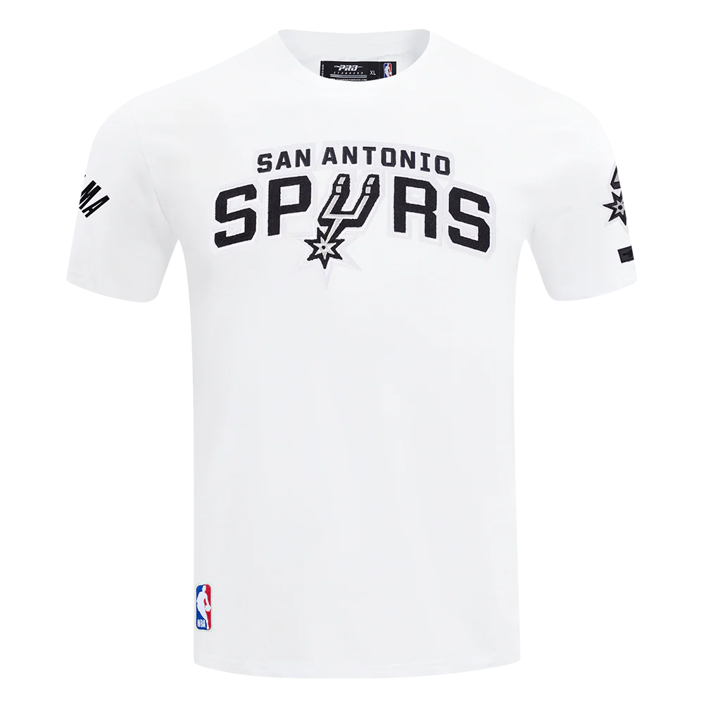 NBA SAN ANTONIO SPURS VICTOR WEMBANYAMA #1 CLASSIC PNN MEN'S SJ TEE (WHITE) - Image 3