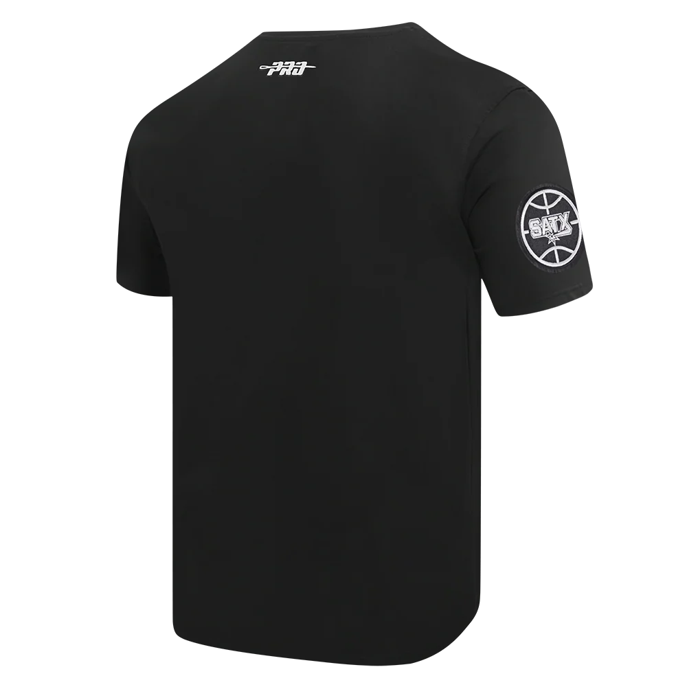NBA SAN ANTONIO SPURS De'Aaron Fox #4 CLASSIC PNN MEN'S SJ TEE 2.0 (BLACK) - Image 4