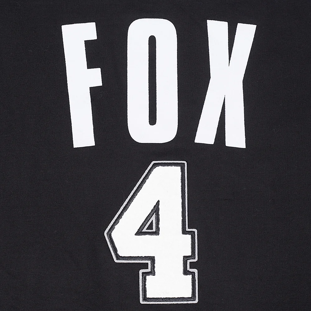 NBA SAN ANTONIO SPURS De'Aaron Fox #4 CLASSIC PNN MEN'S SJ TEE 2.0 (BLACK) - Image 8