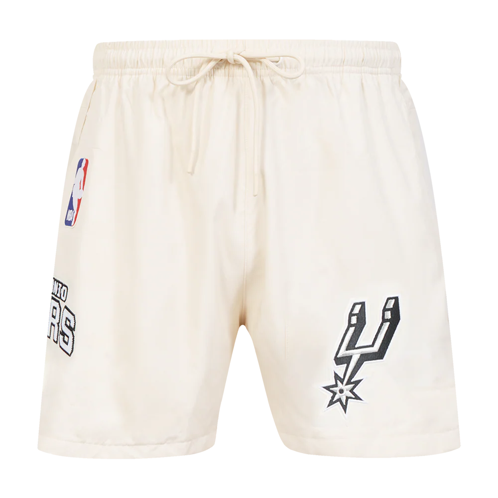 NBA SAN ANTONIO SPURS CLASSIC WOVEN MEN'S SHORT (EGGSHELL) - Image 2