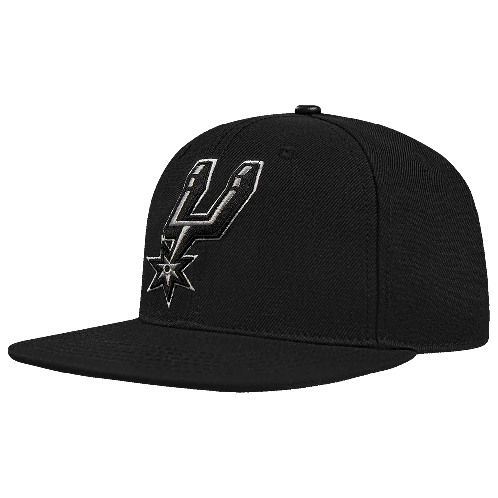 NBA SAN ANTONIO SPURS SCRIPT TAIL WOOL SNAPBACK (BLACK) - Image 3