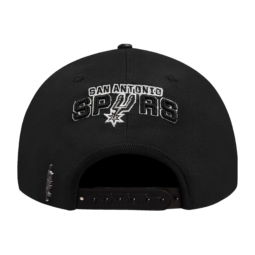 NBA SAN ANTONIO SPURS SCRIPT TAIL WOOL SNAPBACK (BLACK) - Image 5