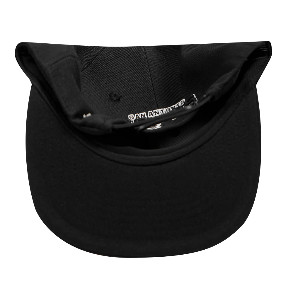 NBA SAN ANTONIO SPURS SCRIPT TAIL WOOL SNAPBACK (BLACK) - Image 7