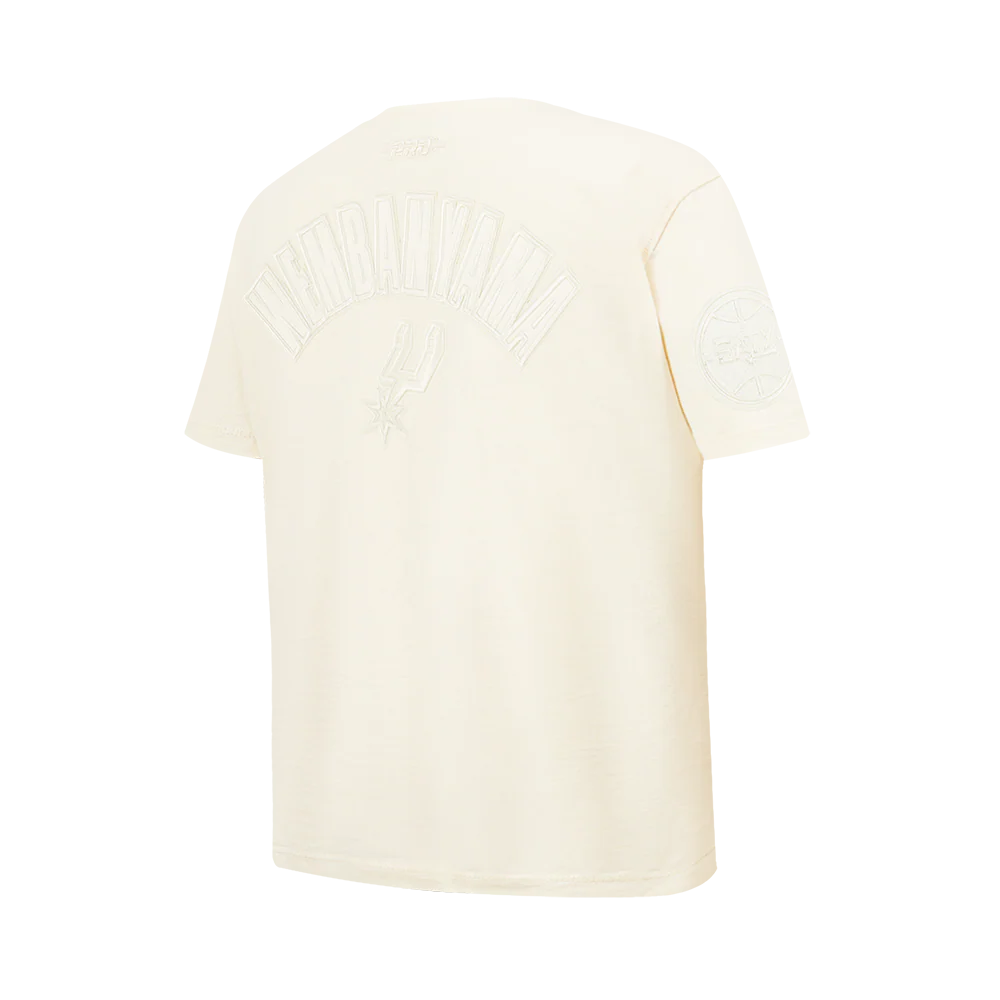 NBA SAN ANTONIO SPURS Victor Wembanyama #1 NEUTRAL PNN BIG BOY'S SS TEE (EGGSHELL) - Image 4