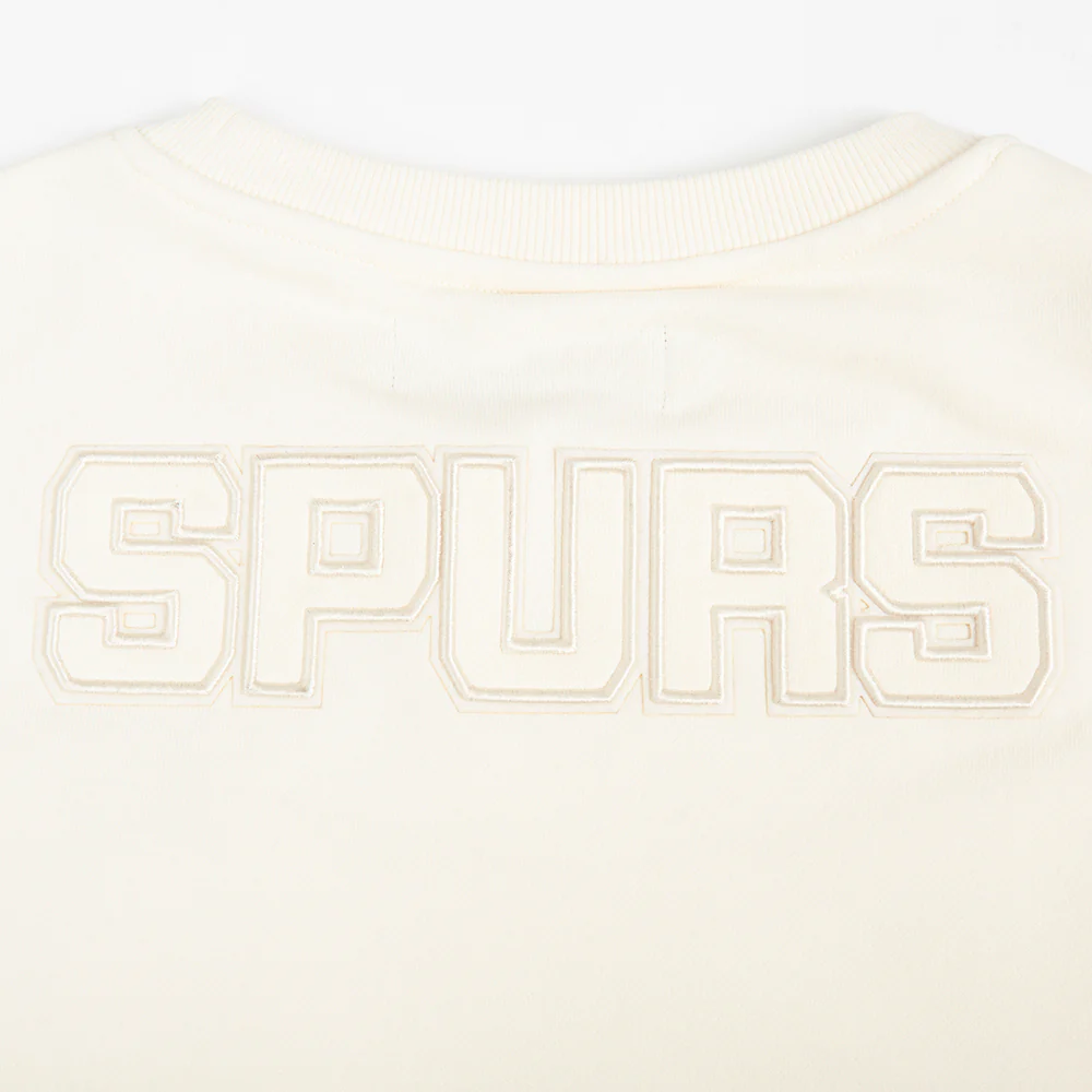 NBA SAN ANTONIO SPURS NEUTRAL WOMEN'S CREWNECK (EGGSHELL) - Image 7