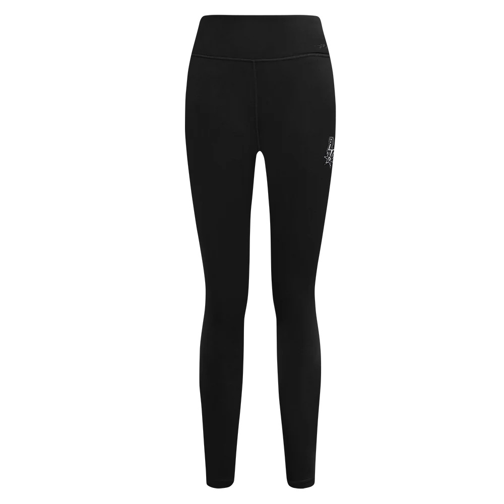 NBA SAN ANTONIO SPURS RETRO CLASSIC WOMEN'S JERSEY LEGGING (BLACK) - Image 2