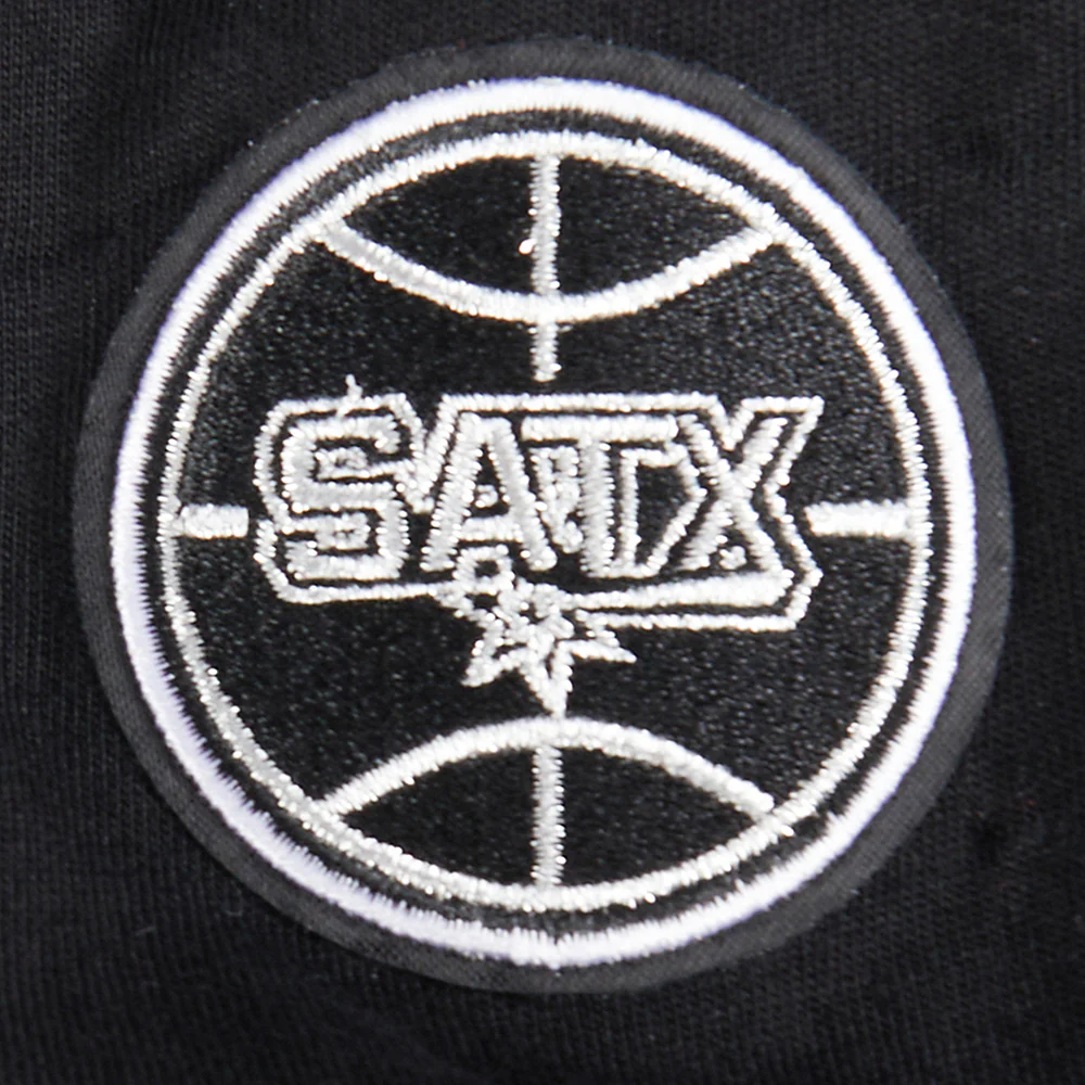 NBA SAN ANTONIO SPURS CLASSIC LITTLE BOYS SHORT SLEEVE STRIPED RIB TEE (BLACK/GRAY) - Image 6