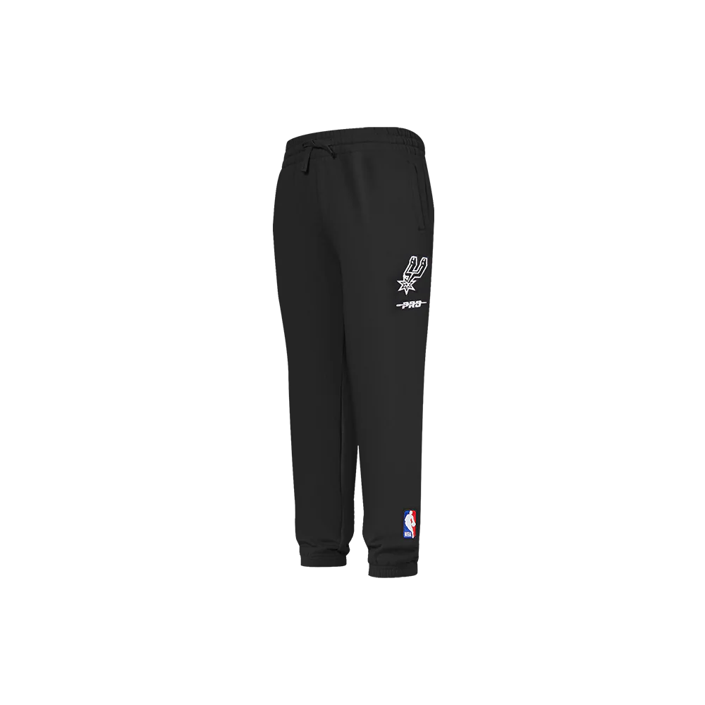 NBA SAN ANTONIO SPURS CLASSIC LITTLE BOYS FLEECE SWEATPANT (BLACK)