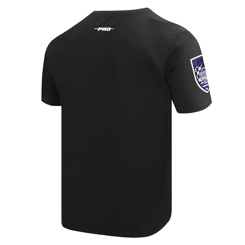 NBA SACRAMENTO KINGS FAST LANE SINGLE JERSEY MEN'S TEE (BLACK) - Image 4