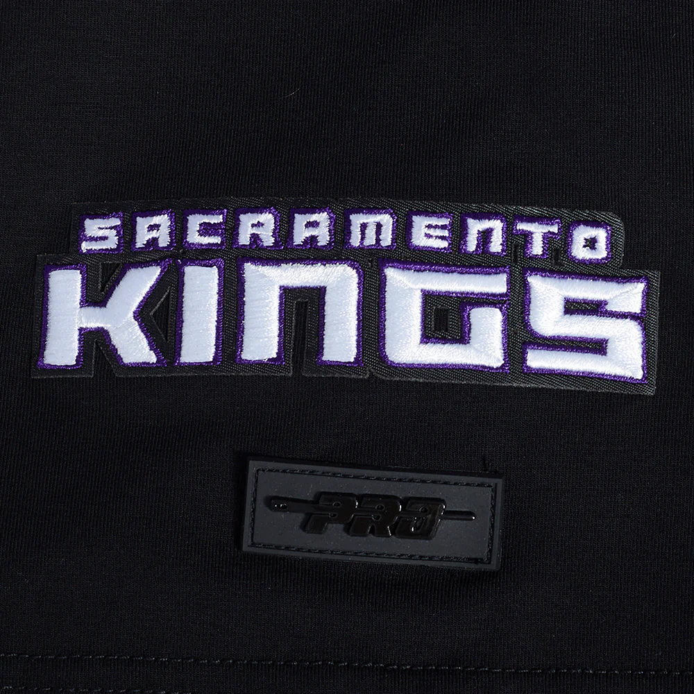 NBA SACRAMENTO KINGS FAST LANE SINGLE JERSEY MEN'S TEE (BLACK) - Image 7