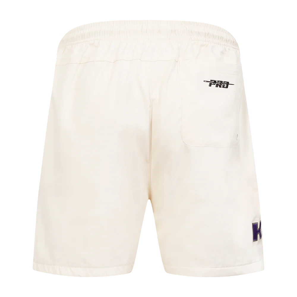 NBA SACRAMENTO KINGS CLASSIC WOVEN MEN'S SHORT (EGGSHELL) - Image 4