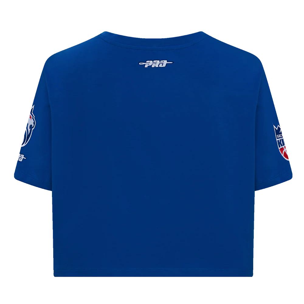 NBA SACRAMENTO KINGS CITY EDITION 24-25 WOMEN'S SJ BOXY TEE (DODGER BLUE) - Image 3