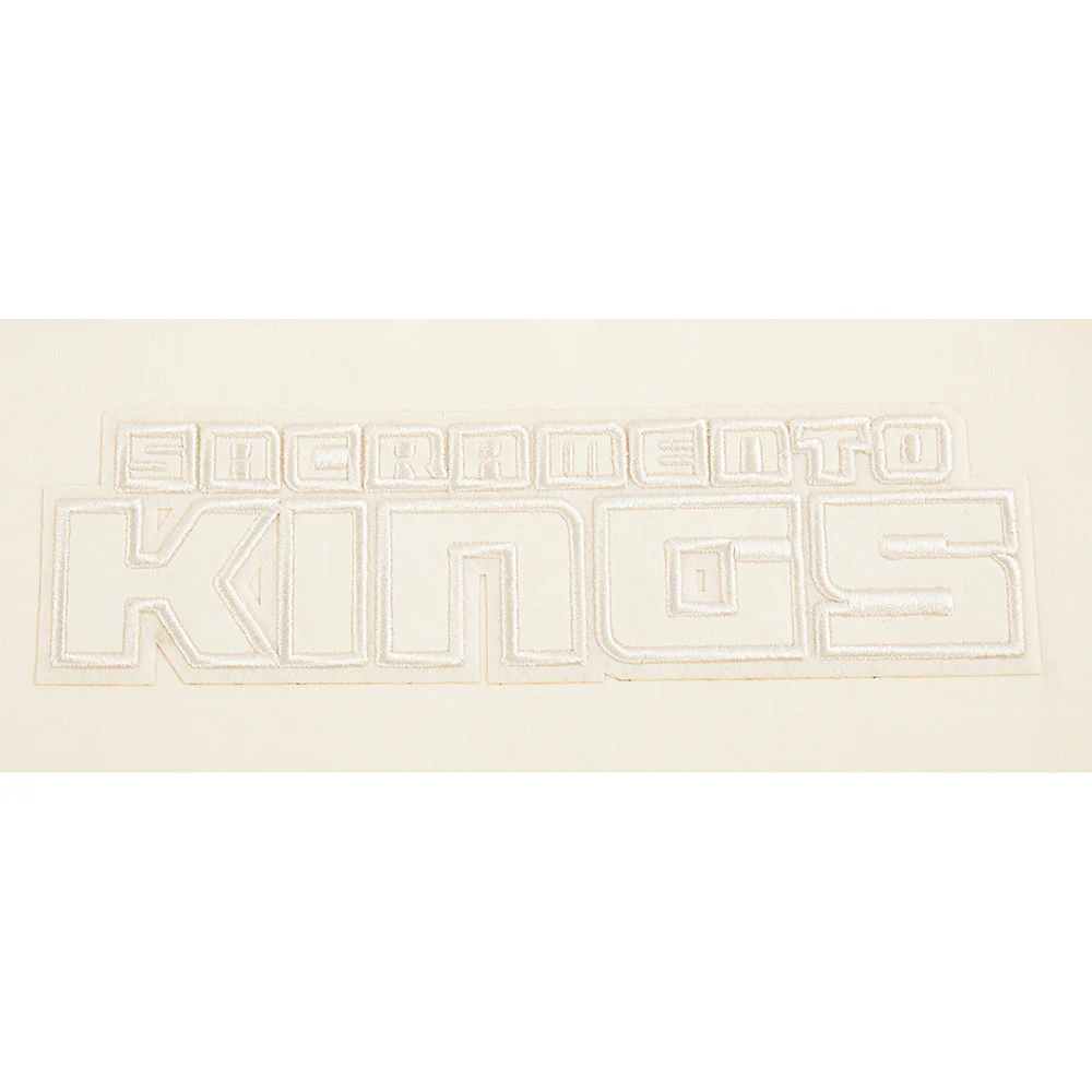NBA SACRAMENTO KINGS NEUTRAL BIG GIRLS SS BOXY TEE (EGGSHELL) - Image 5