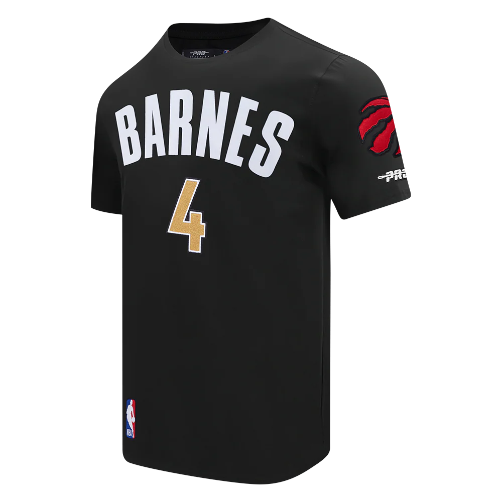 NBA TORONTO RAPTORS Scottie Barnes #4 CLASSIC PNN MEN'S SJ TEE 2.0 (BLACK) - Image 2