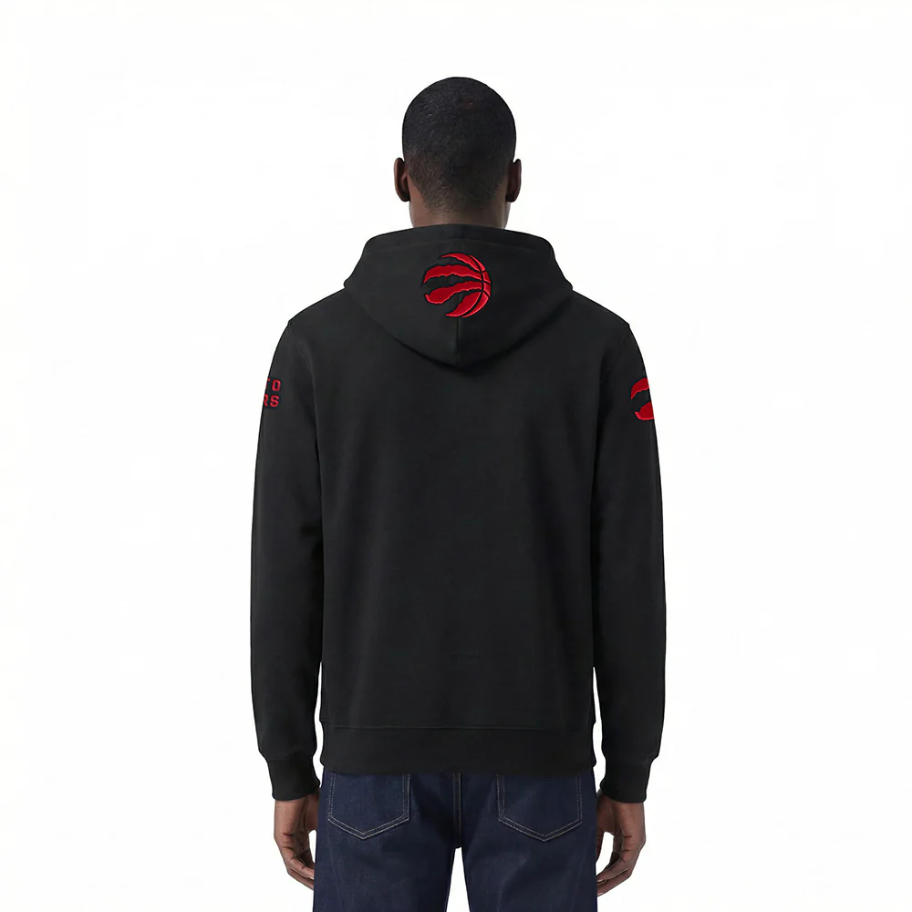 NBA TORONTO RAPTORS CITY ARCH MEN'S FLC PO HOODIE (BLACK) - Image 2