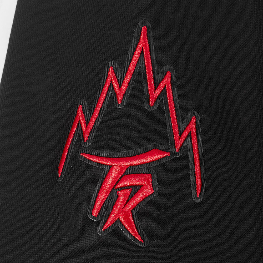 NBA TORONTO RAPTORS CITY EDITION 25-26 MEN'S RIB FLC PO HOODIE (BLACK/RED/BLACK) - Image 11