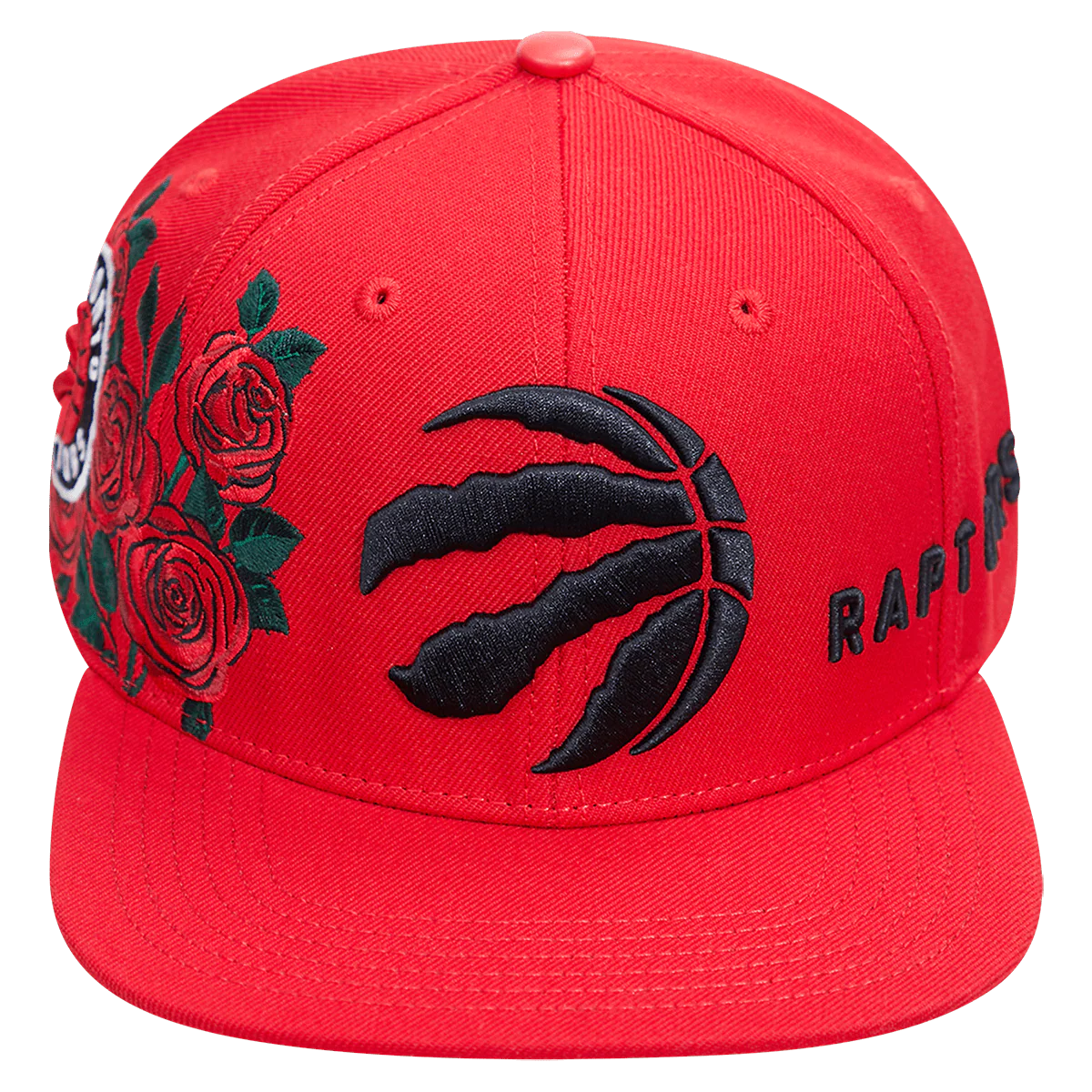 NBA TORONTO RAPTORS ROSES UNISEX SNAPBACK HAT (RED)