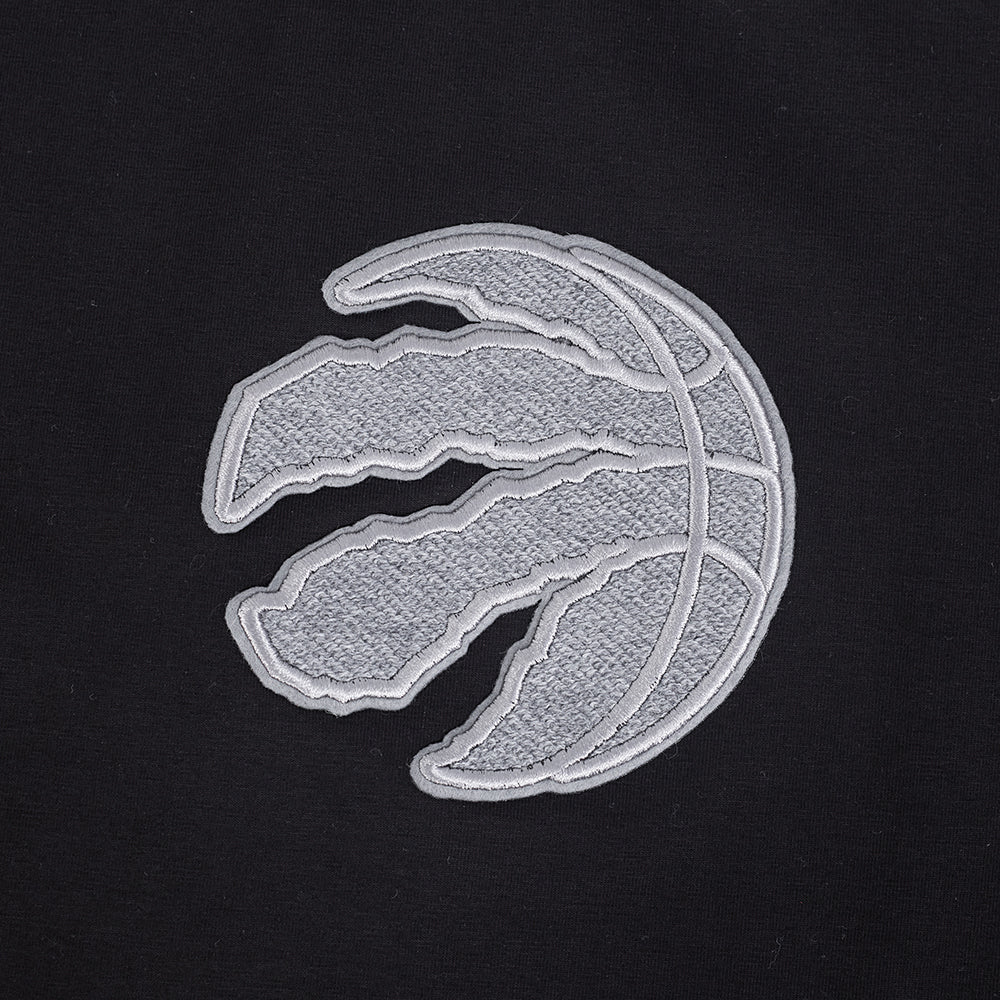 NBA TORONTO RAPTORS REVERSE FRENCH TERRY WOMEN'S SJ BOXY TEE (BLACK) - Image 5