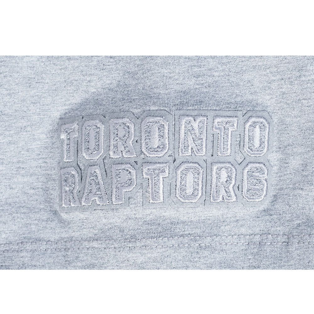 NBA TORONTO RAPTORS REVERSE FRENCH TERRY WOMEN'S SJ BOXY TEE (DARK HEATHER GRAY) - Image 6