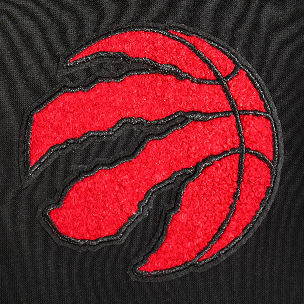 NBA TORONTO RAPTORS CLASSIC BIG BOYS FLC FZ PO HOODIE (BLACK) - Image 6