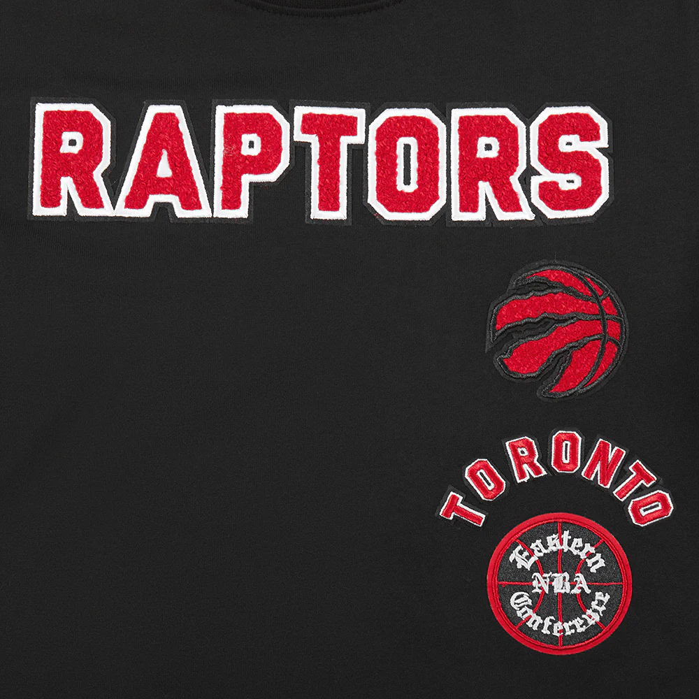 NBA TORONTO RAPTORS RETRO CLASSIC LITTLE BOYS SHORT SLEEVE TAPING TEE (BLACK/RED) - Image 5