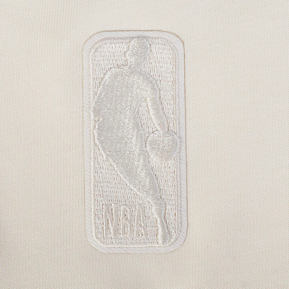 NBA UTAH JAZZ REVERSE FRENCH TERRY MEN'S CJ DROP SHOULDER TEE (EGGSHELL) - Image 5