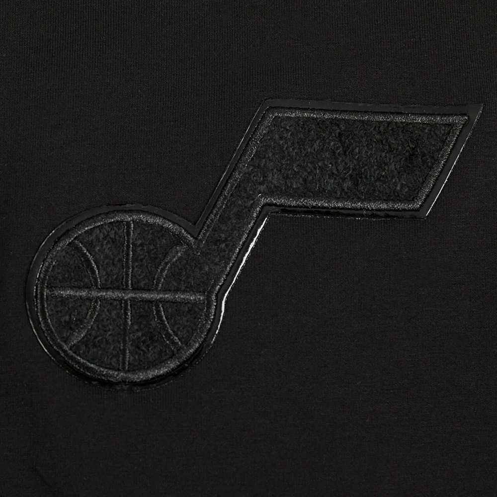 NBA UTAH JAZZ TRIPLE BLACK WOMEN'S SJ BOXY TEE (TRIPLE BLACK) - Image 5
