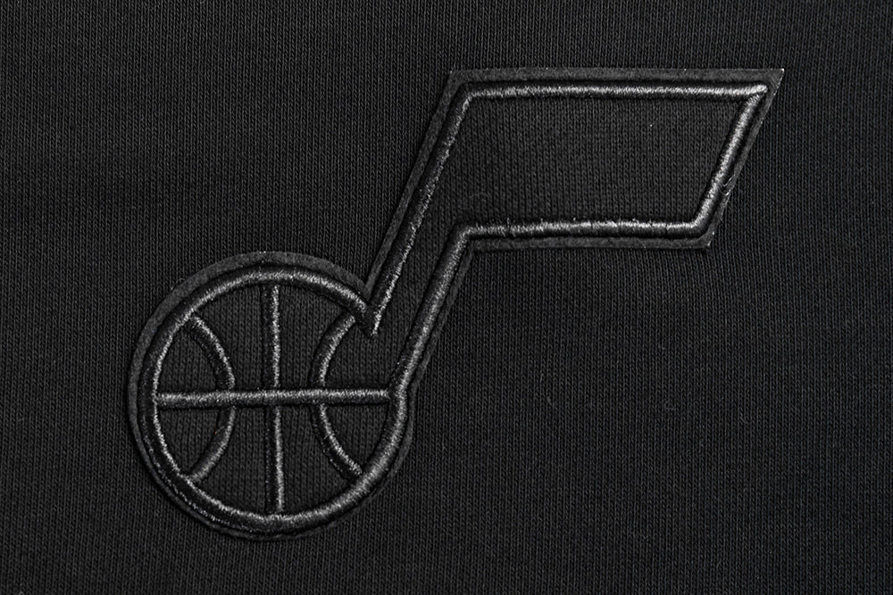 NBA UTAH JAZZ NEUTRAL FLEECE CREWNECK (BLACK) - Image 7