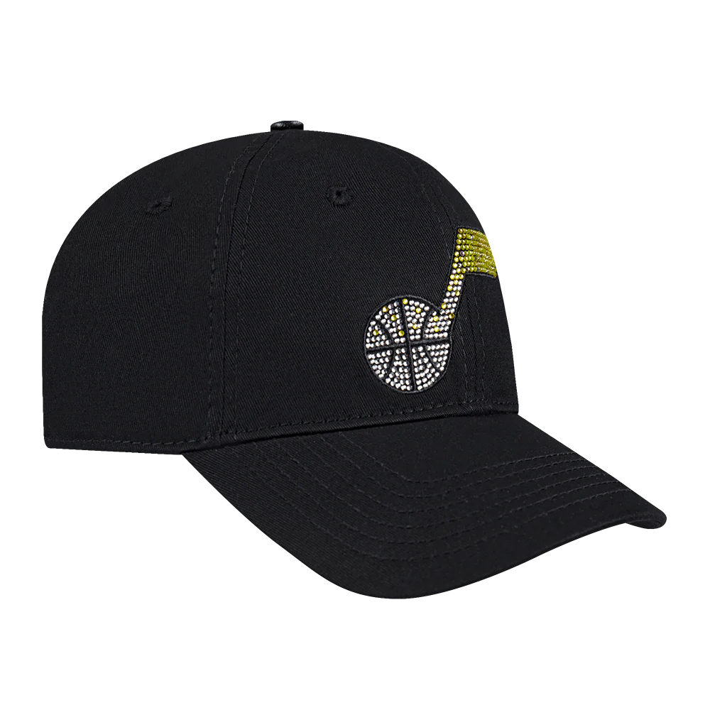 NBA UTAH JAZZ JEWELS WOMEN'S DAD HAT (BLACK) - Image 5