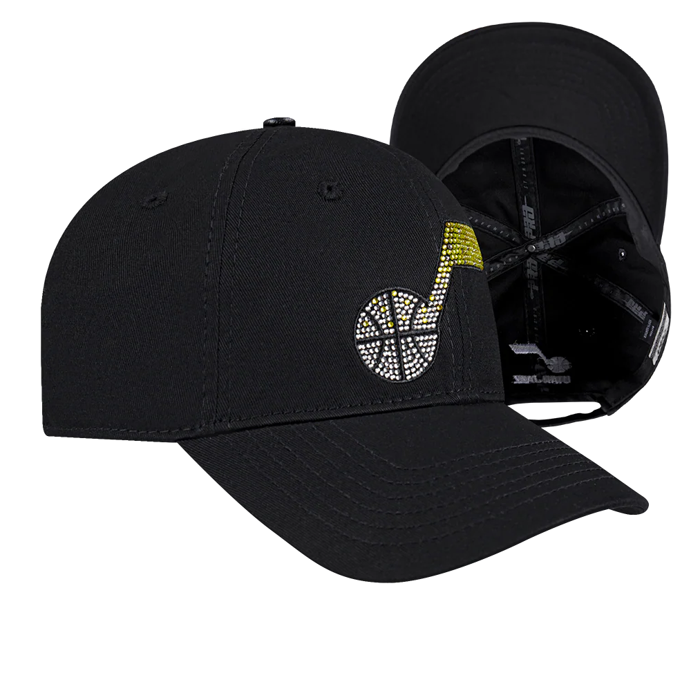 NBA UTAH JAZZ JEWELS WOMEN'S DAD HAT (BLACK) - Image 7