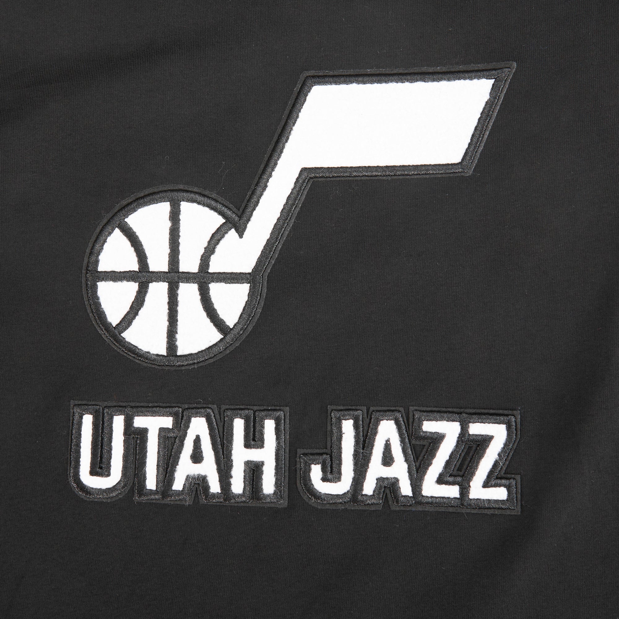 NBA UTAH JAZZ CLASSIC LITTLE BOYS SHORT SLEEVE STRIPED RIB TEE (BLACK) - Image 7