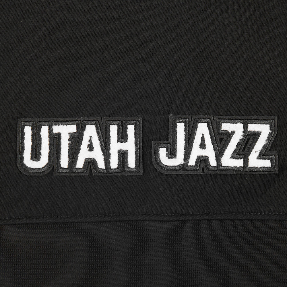 NBA UTAH JAZZ CLASSIC TODDLER GIRLS FLEECE FULL ZIP HOODIE (BLACK) - Image 7