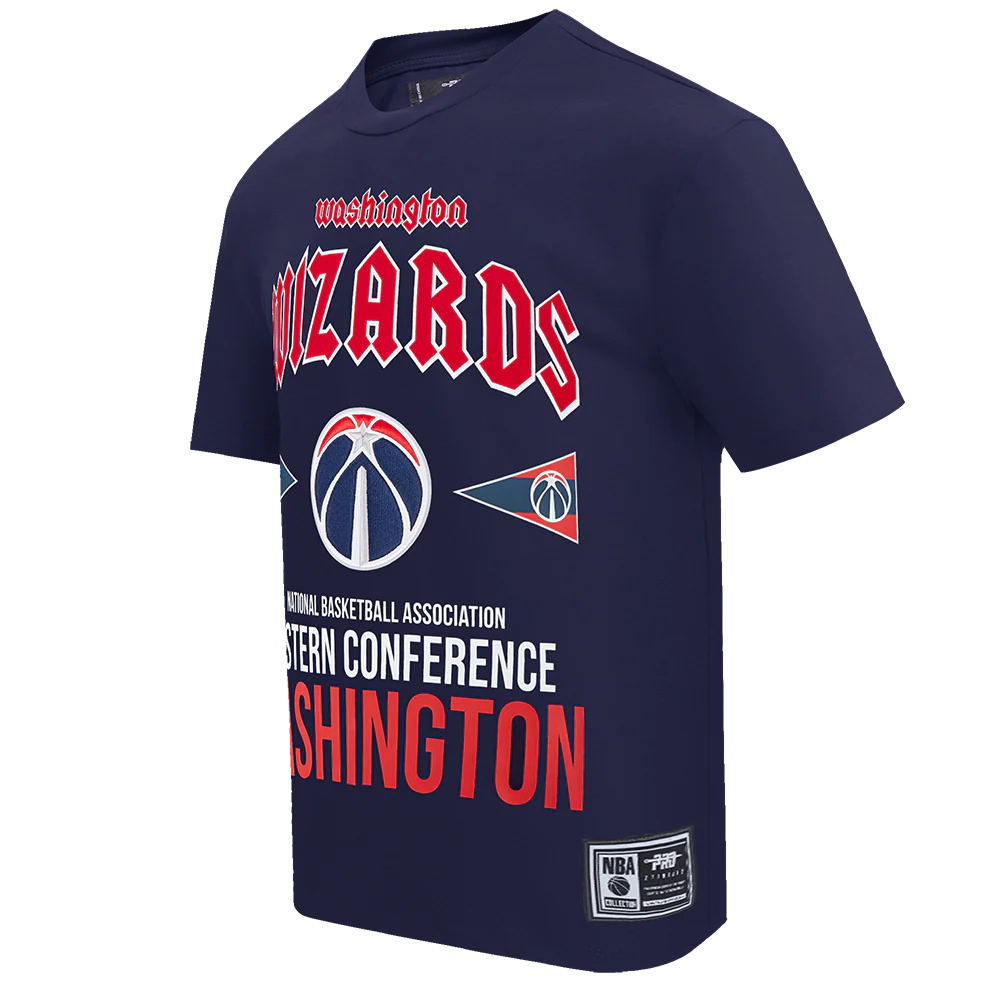 NBA WASHINGTON WIZARDS CITY TOUR CJ DROP SHOULDER TEE (MIDNIGHT NAVY) - Image 2