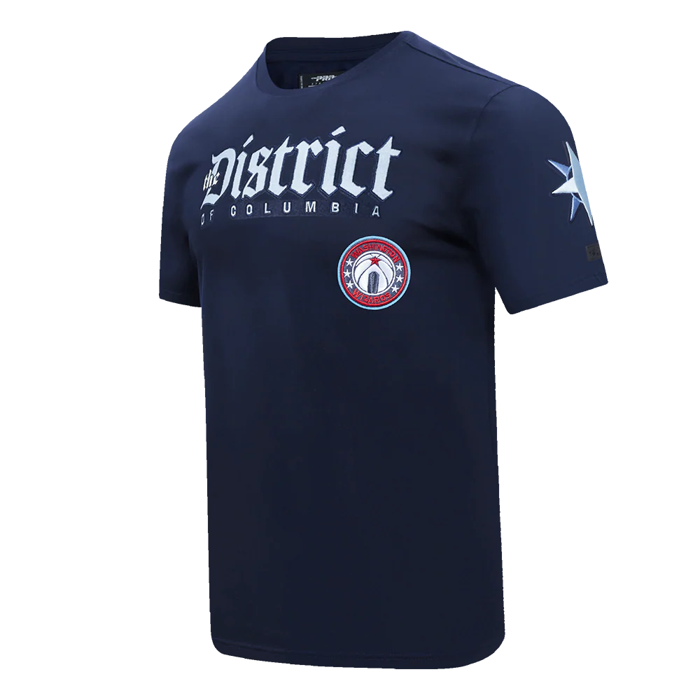 NBA WASHINGTON WIZARDS CITY EDITION 24-25 MEN'S TEE (MIDNIGHT NAVY) - Image 2