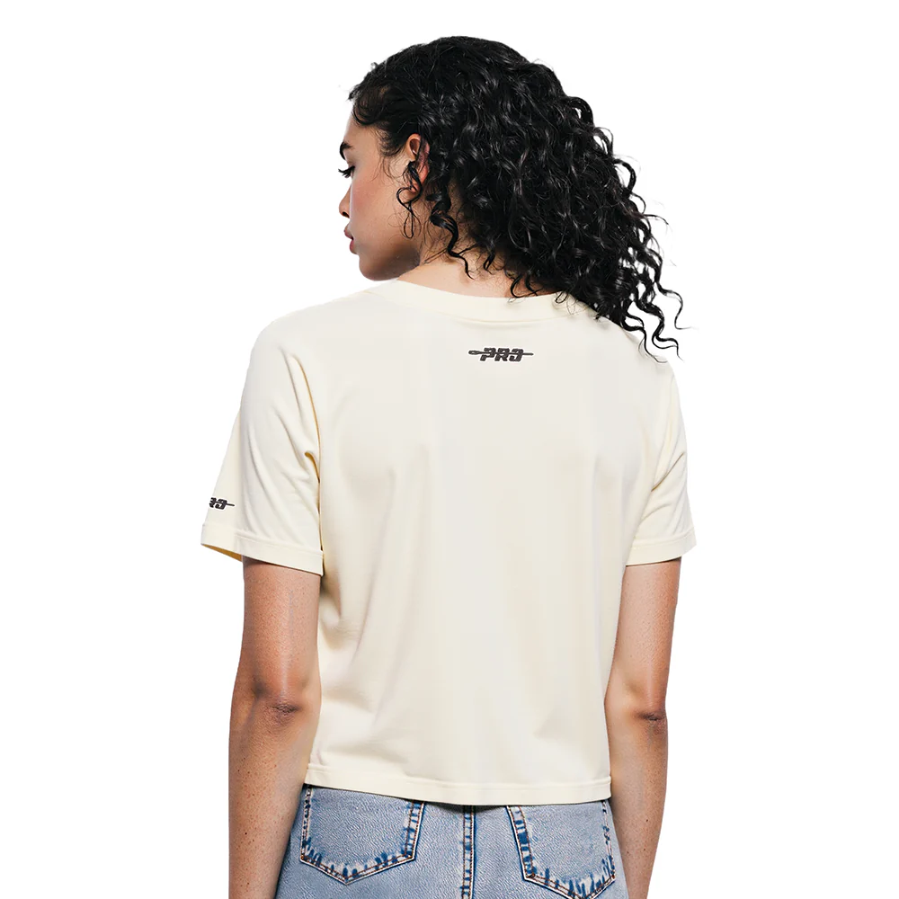 NBA WASHINGTON WIZARDS RETRO CLASSIC WOMEN'S BOXY TEE (EGGSHELL) - Image 2