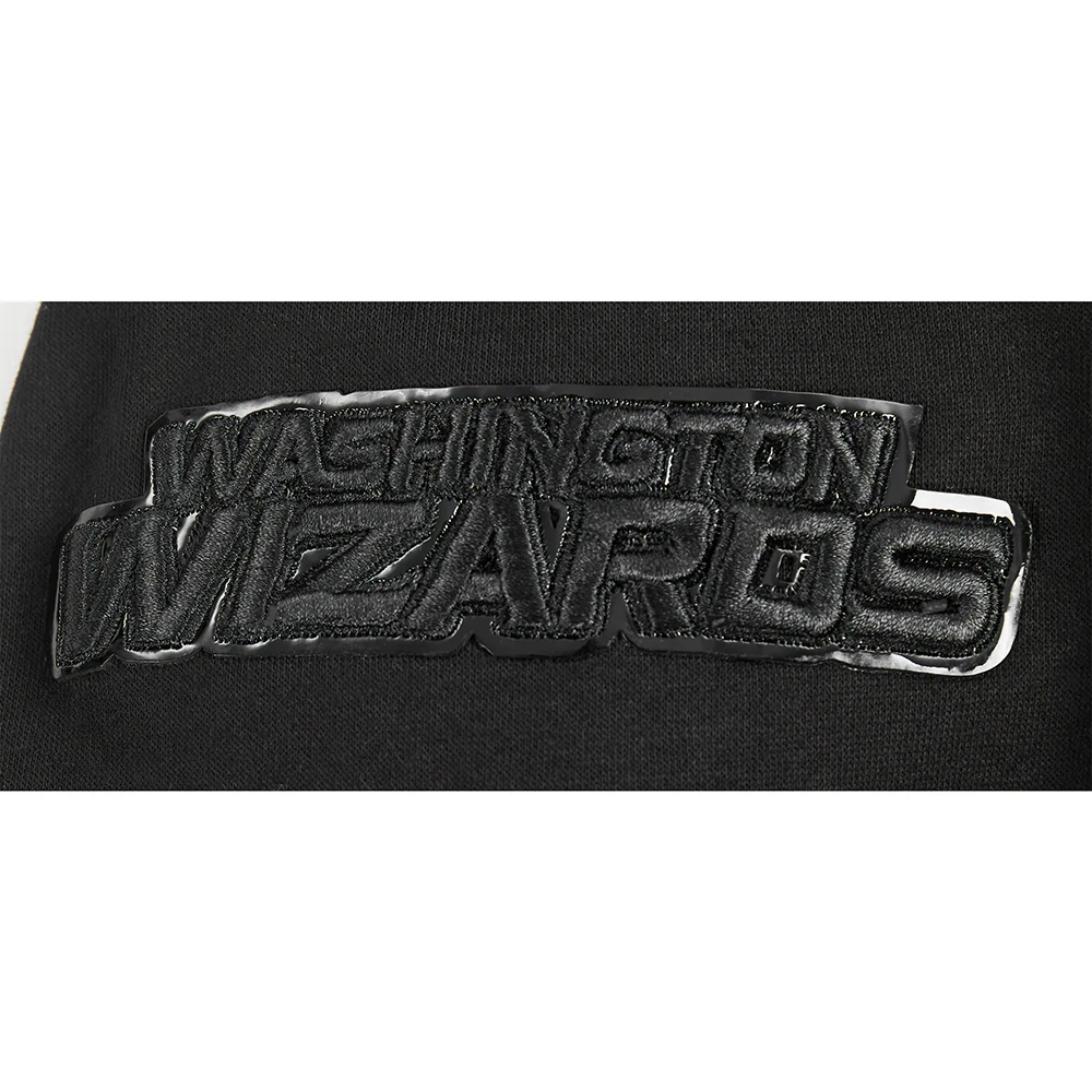 NBA WASHINGTON WIZARDS TRIPLE BLACK BIG BOYS FLC PO HOODIE (BLACK) - Image 5