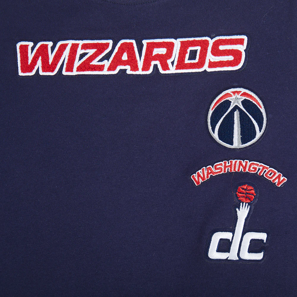 NBA WASHINGTON WIZARDS RETRO CLASSIC TODDLER BOYS SHORT SLEEVE TAPING TEE(MIDNIGHT NAVY/RED) - Image 5