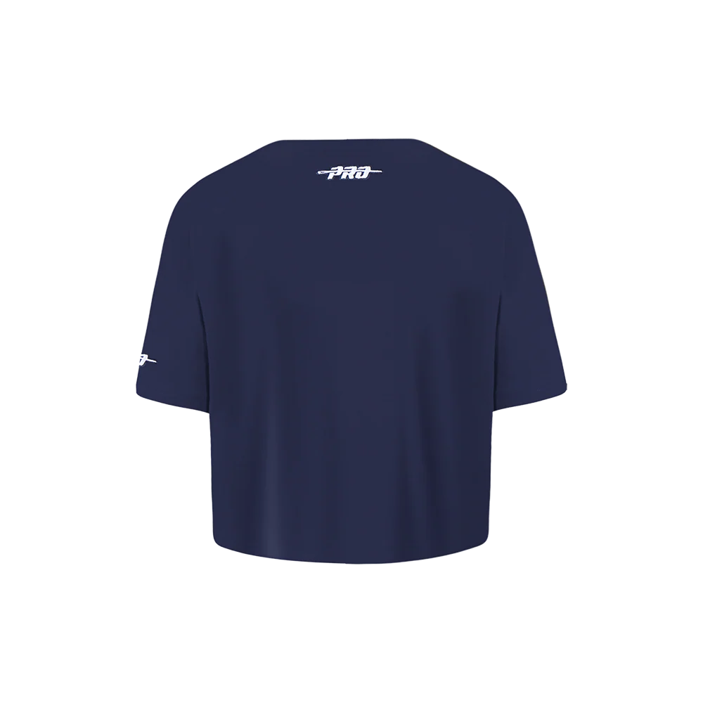 NBA WASHINGTON WIZARDS RETRO CLASSIC TODDLER GIRLS SHORT SLEEVE BOXY TEE (MIDNIGHT NAVY) - Image 3