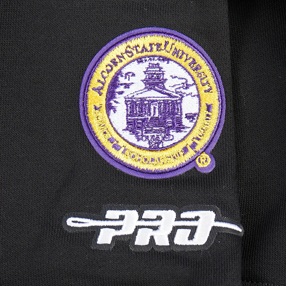COLLEGE ALCORN STATE UNIVERSITY WINGSPAN WOMEN'S FLC CREWNECK (BLACK) - Image 8