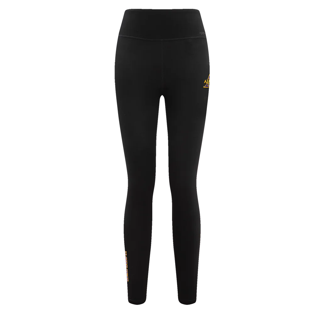 COLLEGE ALCORN STATE UNIVERSITY CLASSIC WOMEN'S JERSEY LEGGING (BLACK) - Image 2