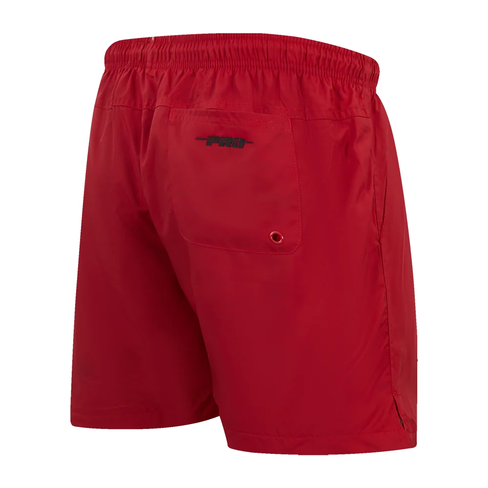 BOSTON UNIVERSITY CLASSIC MEN'S WOVEN SHORT (RED) - Image 5
