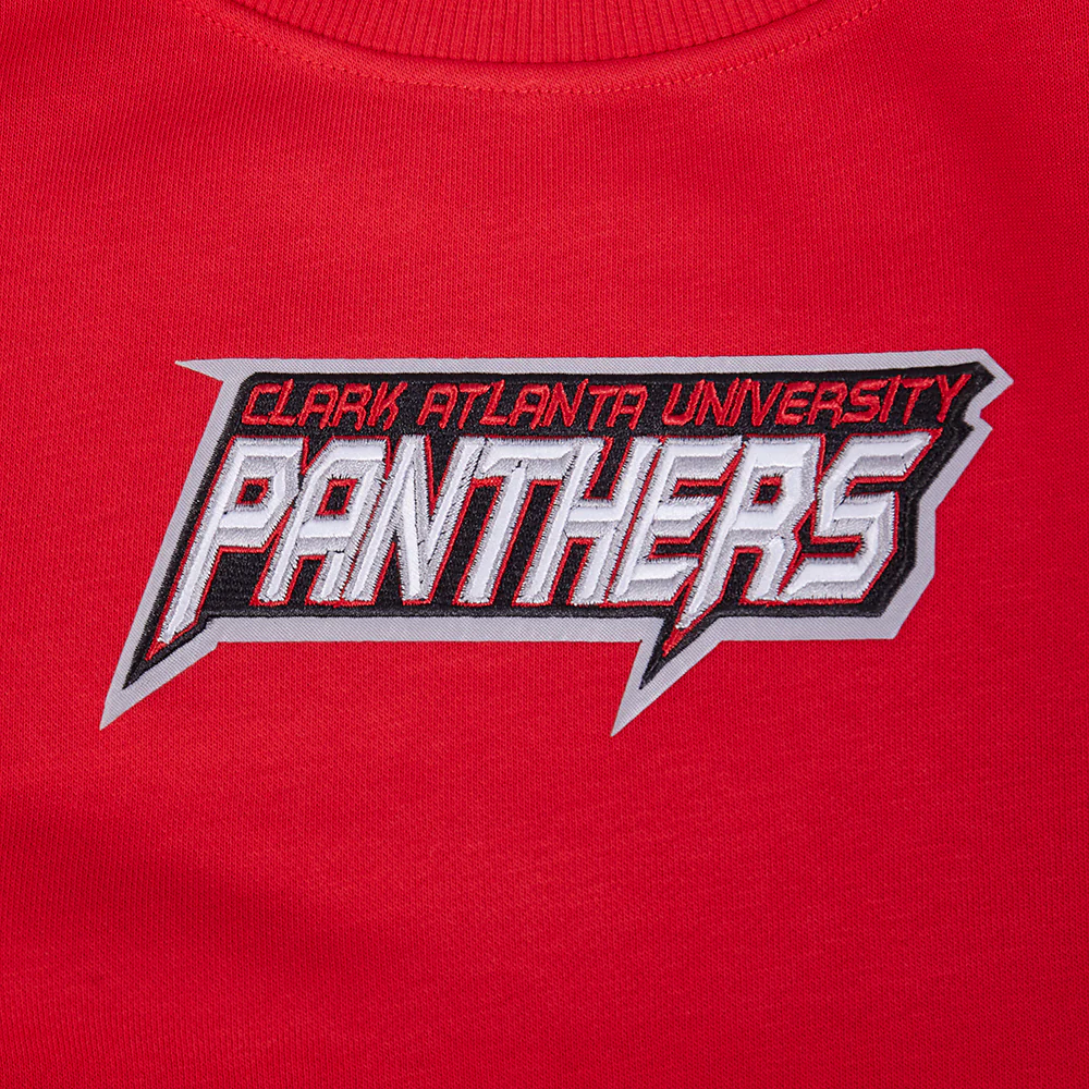 COLLEGE CLARK ATLANTA UNIVERSITY WINGSPAN WOMEN'S FLC CREWNECK (RED) - Image 8