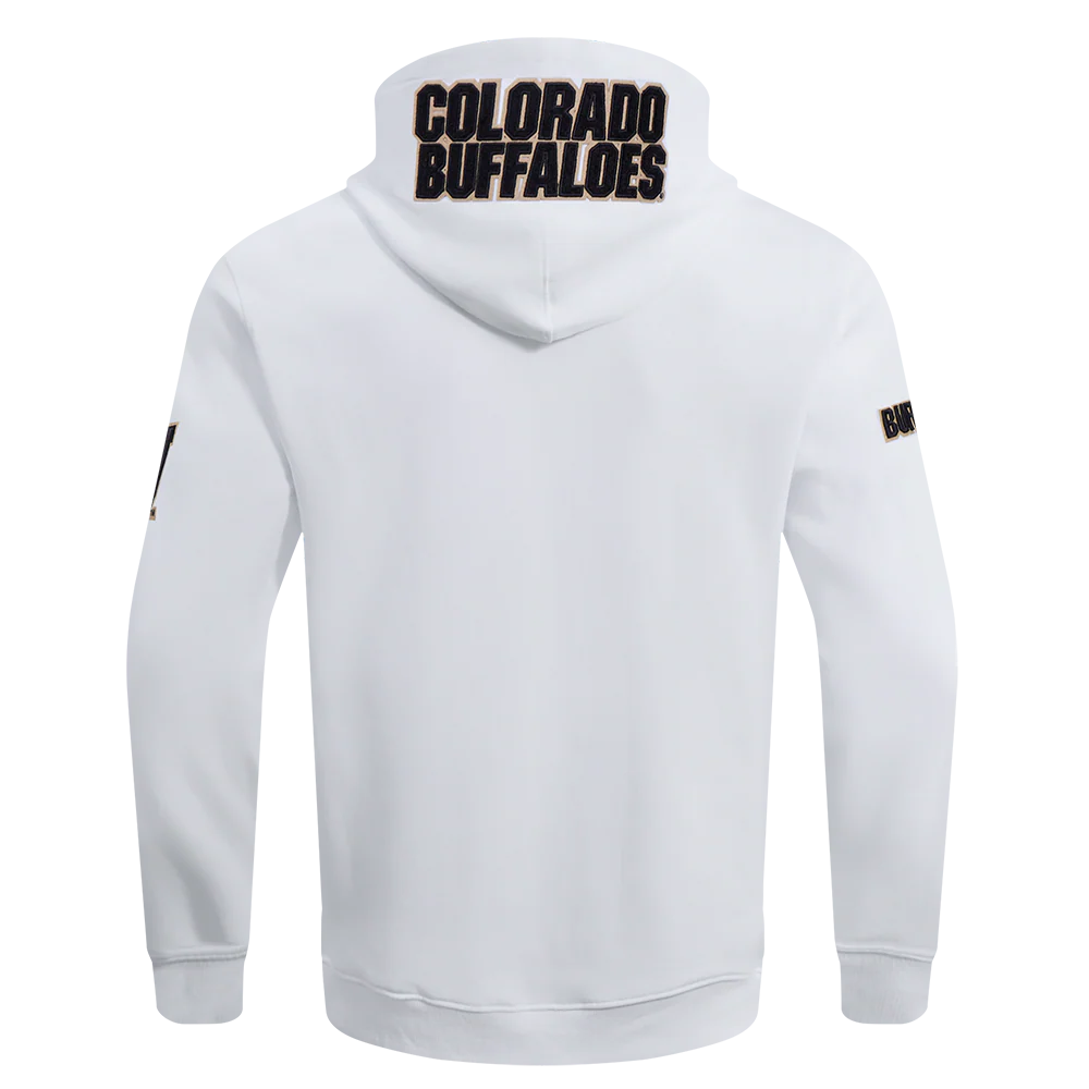 UNIVERSITY OF COLORADO CLASSIC MEN'S PULLOVER HOODIE (WHITE) - Image 4