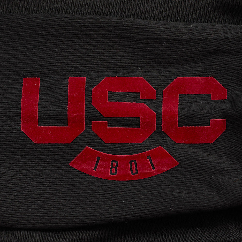 UNIVERSITY OF SOUTH CAROLINA CLASSIC MEN'S STACKED LOGO CREWNE (BLACK) - Image 6