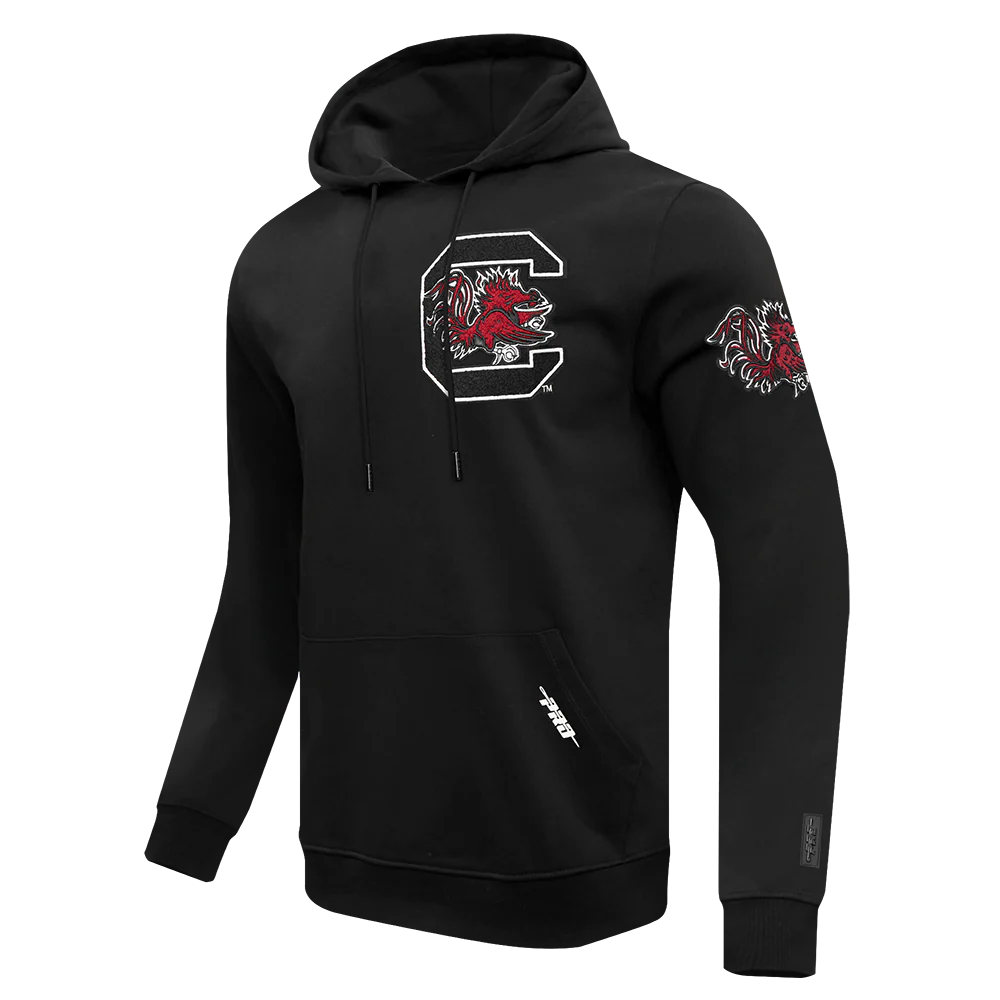 UNIVERSITY OF SOUTH CAROLINA CLASSIC MEN'S PULLOVER HOODIE (BLACK) - Image 2