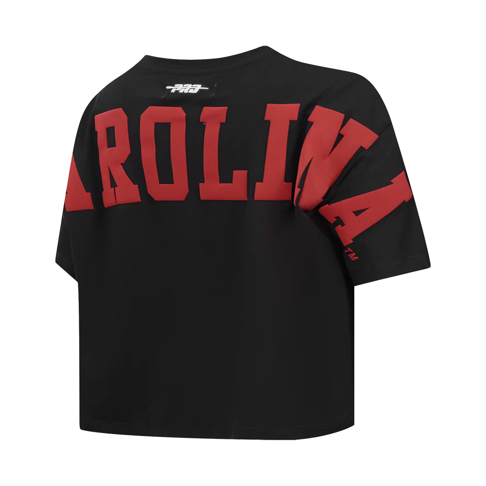 COLLEGE UNIVERSITY OF SOUTH CAROLINA WINGSPAN WOMEN'S SJ BOXY TEE (BLACK) - Image 4