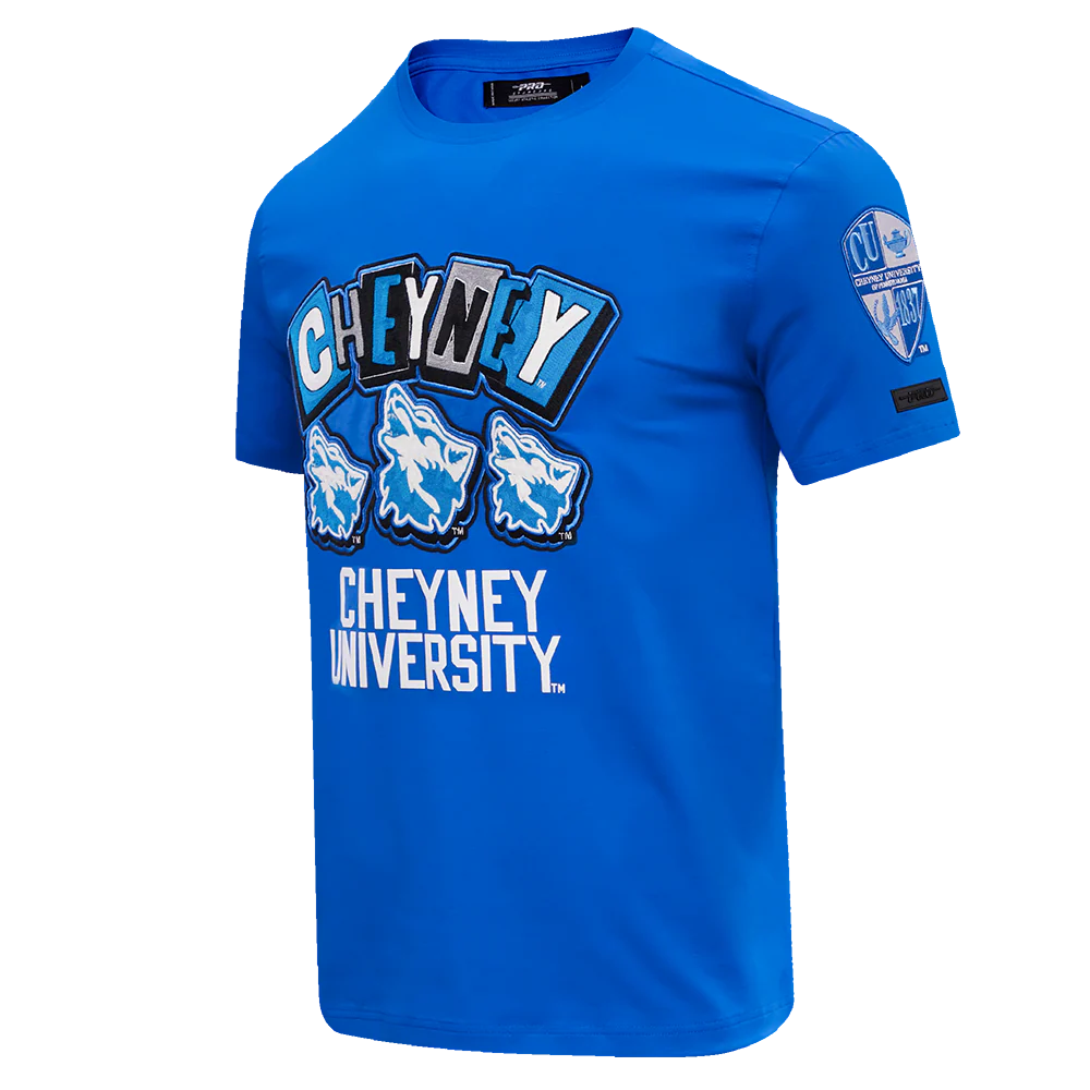 CHEYNEY UNIVERSITY OF PENNSYLVANIA HOMECOMING SINGLE JERSEY MEN'S TEE (ROYAL BLUE) - Image 2