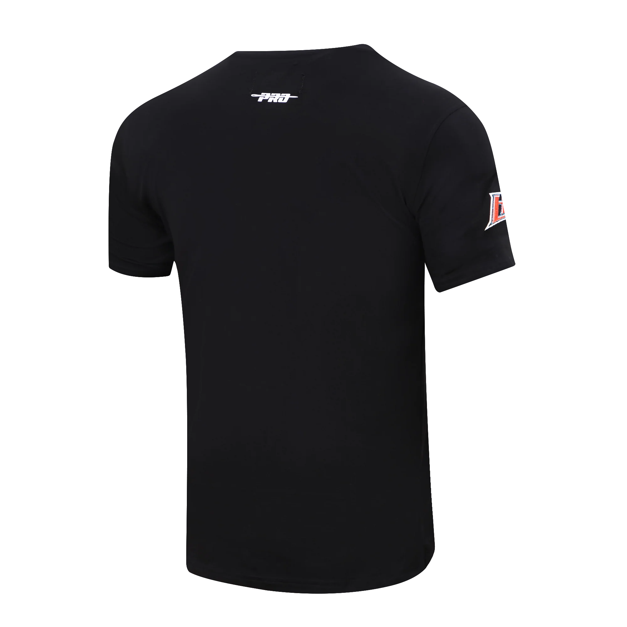 DELAWARE STATE UNIVERSITY CLASSIC MEN'S STACKED LOGO TEE (BLACK) - Image 4