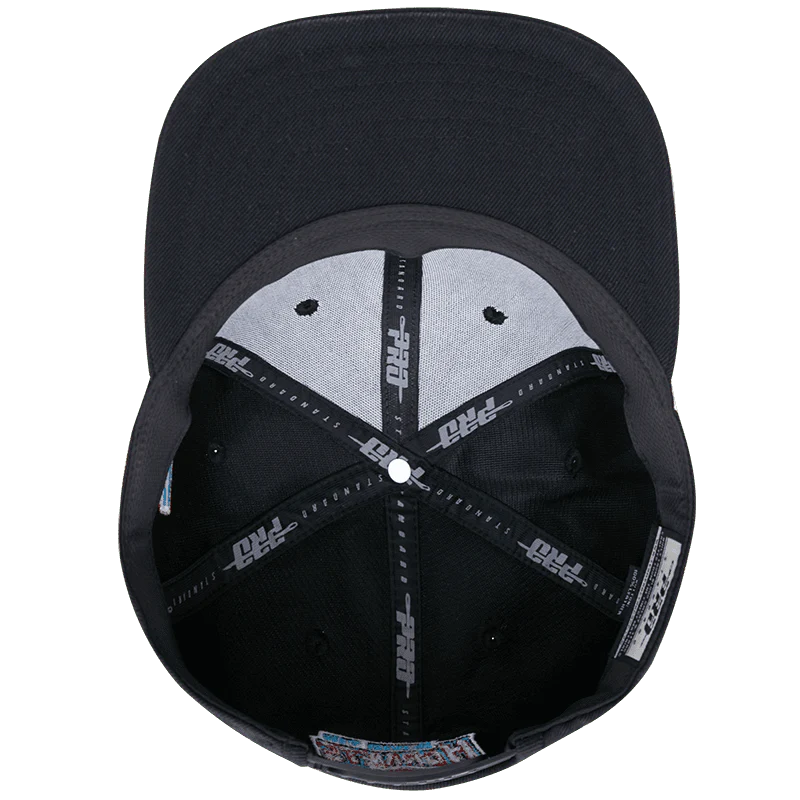 DELAWARE STATE UNIVERSITY CLASSIC UNISEX WOOL SNAPBACK HAT (BLACK) - Image 5